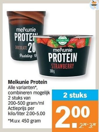 Albert Heijn Melkunie protein aanbieding