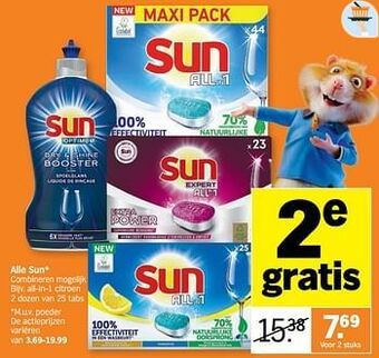Albert Heijn Sun all-in-1 citroen aanbieding