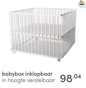 Babybox inklapbaar