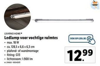Lidl Ledlamp voor vochtige ruimtes aanbieding