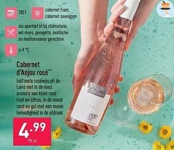 ALDI Cabernet d`anjou rosé aanbieding
