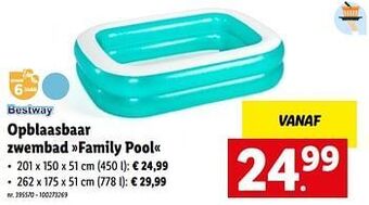 Lidl Opblaasbaar zwembad family pool aanbieding