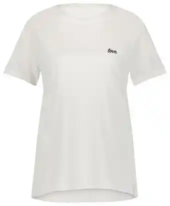 HEMA HEMA Dames T-shirt Love Gebroken Wit (gebroken wit) aanbieding