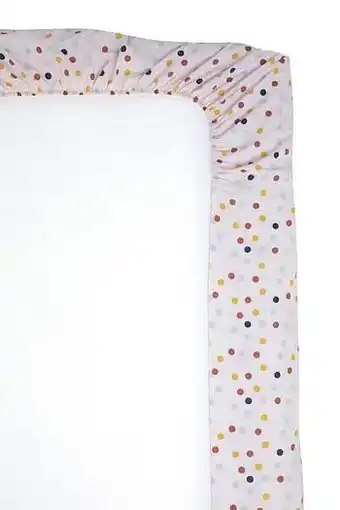 HEMA HEMA Hoeslaken 90x200 Zacht Katoen Stippen aanbieding