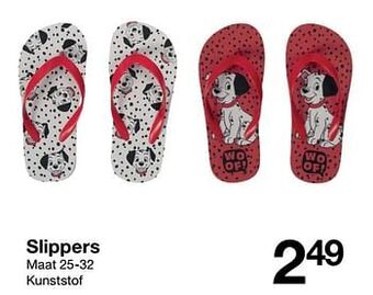 Zeeman Slippers aanbieding