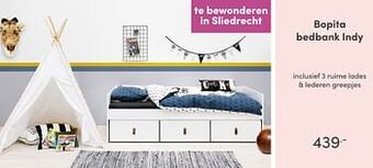 Baby & Tiener Bopita bedbank indy aanbieding