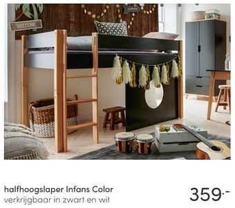 Baby & Tiener Halfhoogslaper infans color aanbieding