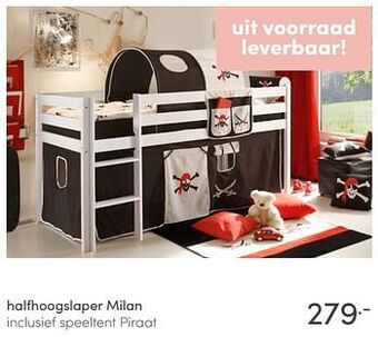 Baby & Tiener Halfhoogslaper milan aanbieding