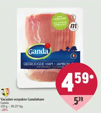 Vacuum verpakte Gandaham