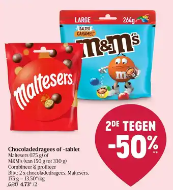 Chocoladedragees of -tablet