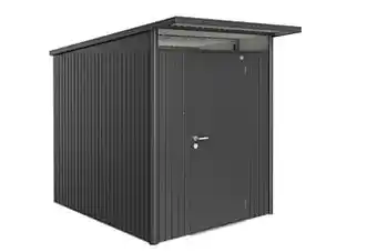 Brico Biohort tuinhuis AvantGarde A2 met enkele deur donkergrijs 180x260cm aanbieding