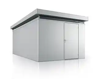 Brico Biohort CasaNova 300x500cm zilver metallic deur rechts aanbieding