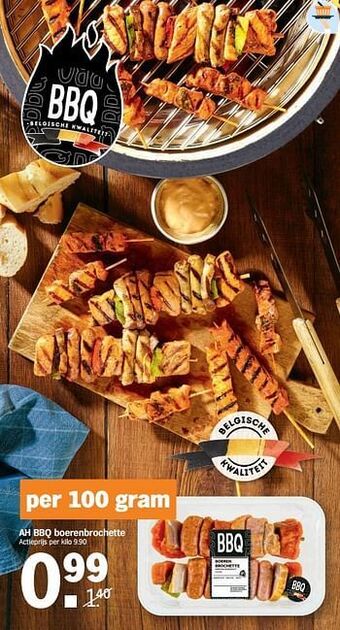 Albert Heijn Ah bbq boerenbrochette aanbieding