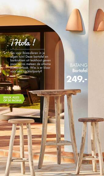 Casa Batang Bartafel aanbieding