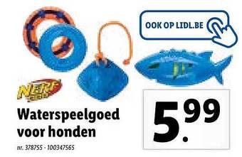 Lidl Waterspeelgoed Voor Honden aanbieding