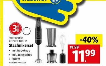 Lidl Staafmixerset aanbieding