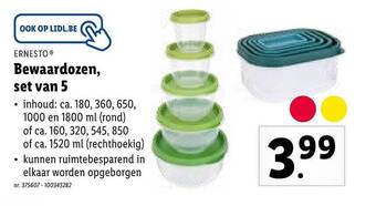 Lidl Bewaardozen aanbieding