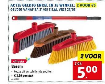 Lidl Bezem aanbieding