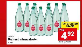 Lidl Bruisend Mineraalwater aanbieding