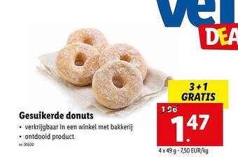 Lidl Gesuikerde Donuts aanbieding