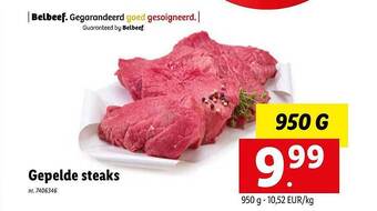Gepelde Steaks