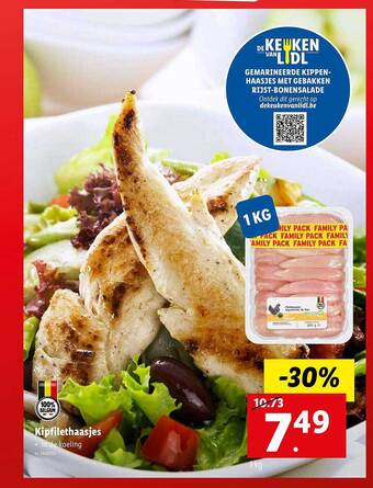 Lidl Kipfilethaasjes aanbieding