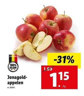 Lidl Jonagold Appelen aanbieding