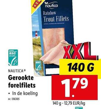 Lidl Gerookte Forelfilets aanbieding