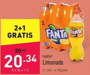 ALDI Fanta Limonade aanbieding