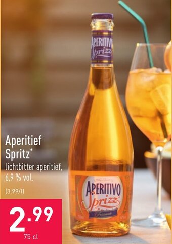 ALDI Aperitief Spritz aanbieding
