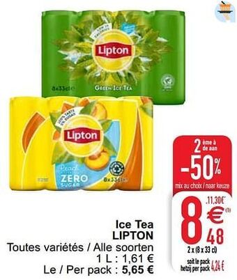 Cora Ice tea lipton aanbieding
