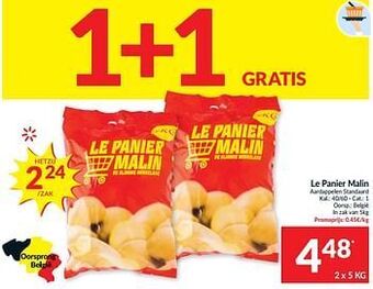 Intermarché Le panier malin aardappelen standaard aanbieding