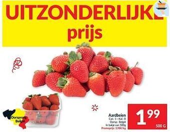 Intermarché Aardbeien aanbieding