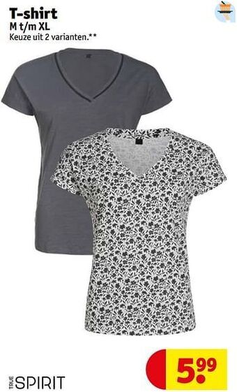 Kruidvat T-shirt aanbieding