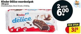Kruidvat Kinder délice voordeelpak aanbieding