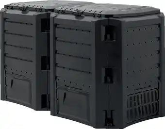 Fun Dubbele compostbak 2 x 400L aanbieding