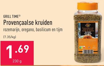 ALDI Grill Time Provencaalse kruiden aanbieding