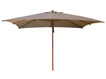 Hubo Garden Plus luxeparasol 3x4 m taupe aanbieding