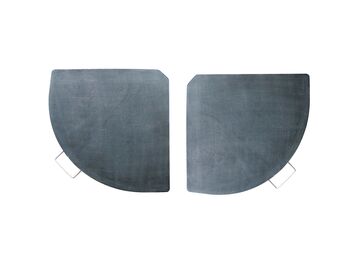 Hubo Garden Plus inlegtegel voor parasol 13,5kg polystone antraciet 2 stuks aanbieding