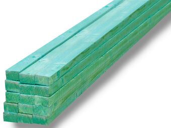 Hubo Gedrenkt hout 270x3,2x1,9 cm 15 stuks aanbieding