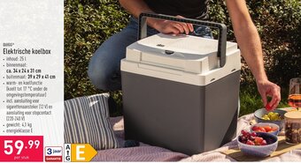ALDI Quigg Elektrische koelbox aanbieding