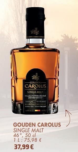 Cora Gouden carolus single malt aanbieding