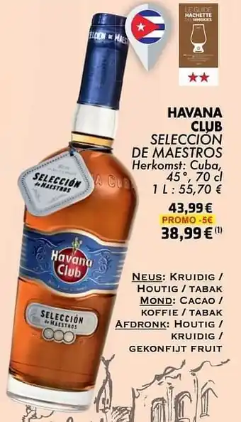 Cora Havana club selecci aanbieding