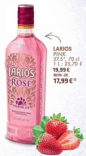 Larios pink