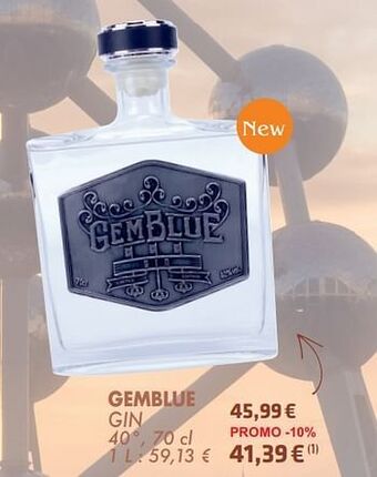 Cora Gemblue gin aanbieding