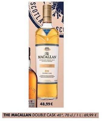 Cora The macallan double cask aanbieding