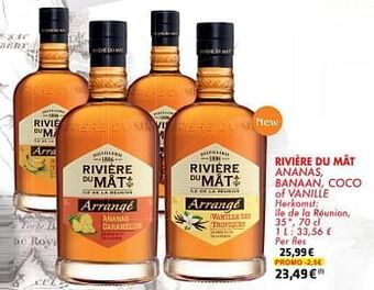 Rivière du mât ananas banaan coco of vanille