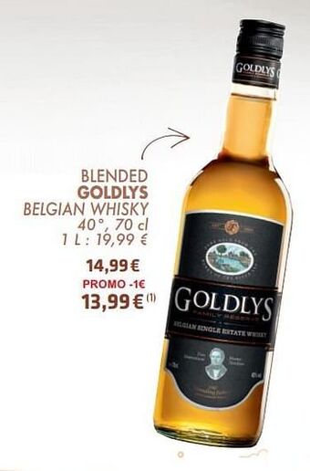 Cora Blended goldlys belgian whisky aanbieding