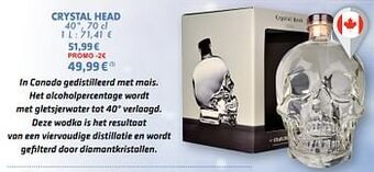 Cora Crystal head aanbieding
