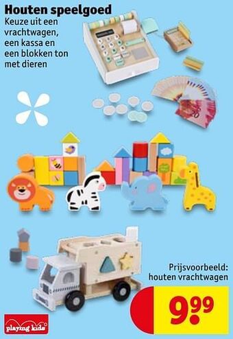 Kruidvat Houten speelgoed aanbieding